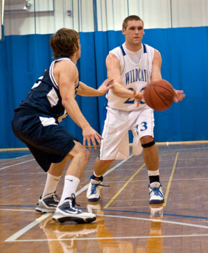Joe Simon in action against Penn State Mont Alto on Jan. 23.
