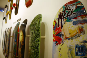 More than 250 skateboards with images ranging from simple designs to intricate graphics are included in the exhibit 'Full Deck,' slated to open at The Gallery at Penn College on July 22.