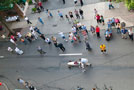 A Soap Box Derby run, photographed from the CAC's perfect overhead vantage