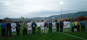 Graduating members of men's soccer team honored at dusk