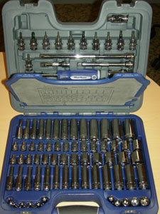 Socket set among other prizes.