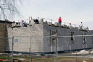 Walls rise on the addition to the ATC