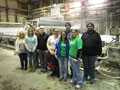 Students get priceless real-world glimpse during paper-mill tour