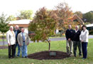 ESC faculty and administration join Bartlett Tree Experts employees in a living tribute to Virginia Tech shooting victims
