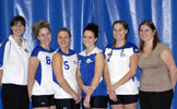 Seniors on women's volleyball team acknowledged Monday in Bardo Gym