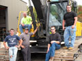 Penn College students enjoy access to loaned Volvo equipment