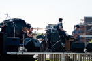Tunes fill the late-afternoon air