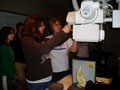 A SMART Girl adjusts her machine before taking an X-ray