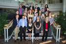 Students assemble on the SASC steps for an official group photo