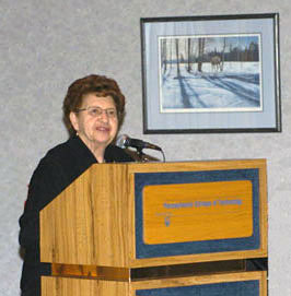 Guest speaker Veronica M. Muzic.