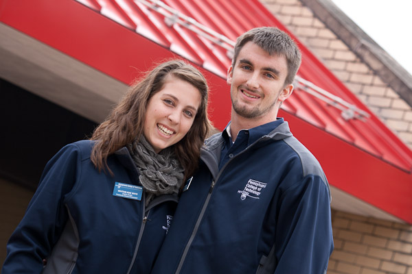 Offering warm, welcoming smiles were Student Ambassadors such as Whitnie-Rae Mays and Brandon S. Haney.