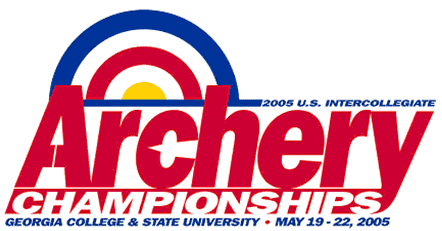 Logo for intercollegiate archery championships