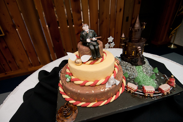 Bespectacled and holding his wand, Harry sits front and center in the artistry of Ashley N. McFalls, of Ephrata.