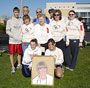 The family of Allyson Wilgar-Jones attends the 5K held to raise funds for a scholarship in her memory.