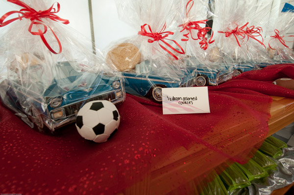 A passion for automobiles and sports  and an all-American sweet tooth  combine in this four-wheeled treat at the bread and pastry sale.