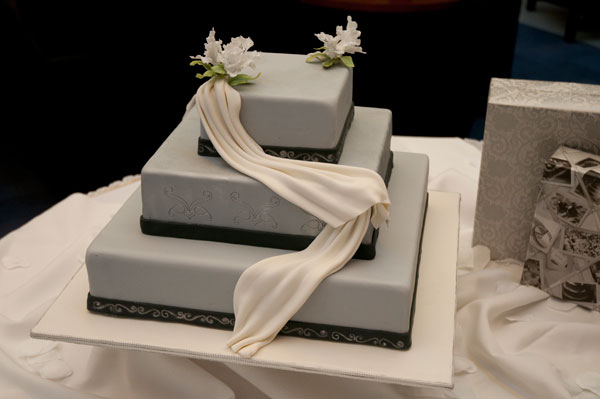 The draping on this cake, Steps to Eternal Love, an honorable mention created by Abigail L. Schuler, of Waynesboro, takes cues from a wedding dresss train.