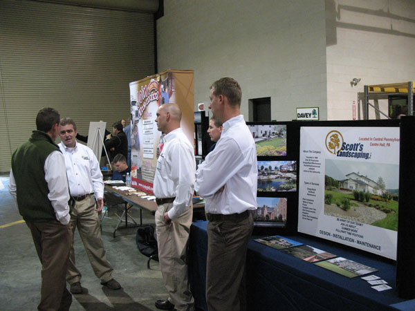 Scott's Landscaping Inc., Centre Hall, among exhibitors at Tuesday morning's ESC Career Fair.