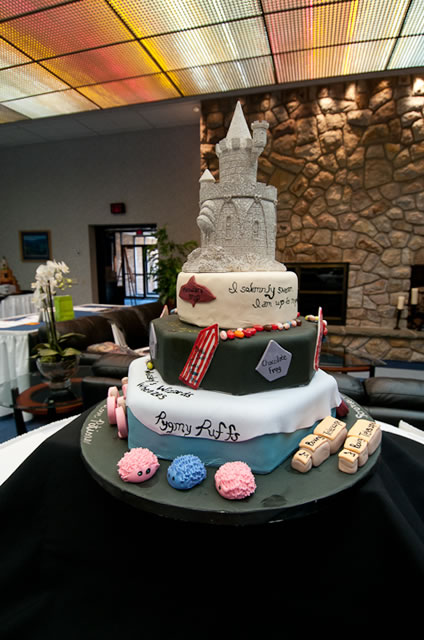 Catherine E. Zimmerman, Lancaster, weaves some towering magic of her own.