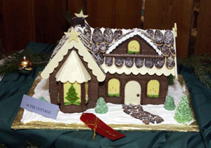 'The Cottage' is among last year's edible edifices, crafted in chocolate to benefit Habitat for Humanity.