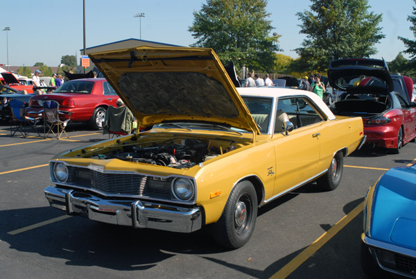Another faculty vehicle, a 1975 Dodge Dart owned by automotive assistant professor Chris Holley