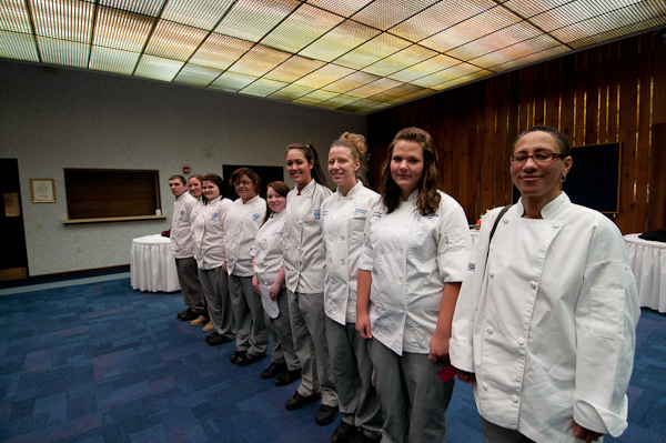 Competitors are acknowledged in the PDC's Mountain Laurel Room.