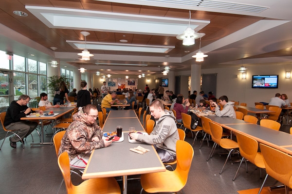 Capitol Eatery was buzzing all day with hungry diners, including students and visitors. 
