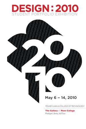 Benjamin D. Kennerly, of Plymouth Meeting, designed the logo for %E2%80%9CDesign%3A 2010.%E2%80%9D He is among seniors slated to exhibit his portfolio.