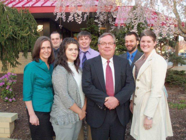 Returning mentor John D. Grigsby, assistant professor of business administration/accounting, also supports his students outside the classroom.