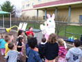 Easter Bunny elicits sunny smiles from Children's Learning Center audience