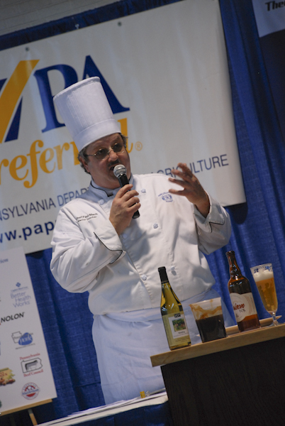 Chef Paul E. Mach, assistant professor of hospitality management/culinary arts, discusses the pairing of food and drink.