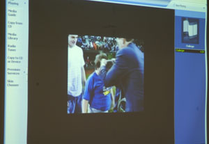 All of the student-created sites incorporated video clips, including this footage of Challenger Division players during the Little League Baseball World Series.