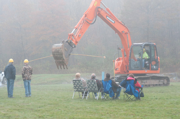 Heavy Equipment Rodeo participants, spectators and judges alike weren't deterred by stubborn early-morning fog at the Schneebeli Earth Science Center.
