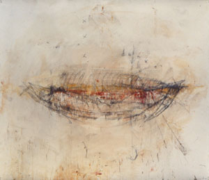 'Boat %231,' 2001, 52 inches by 58 inches, mixed media on paper.