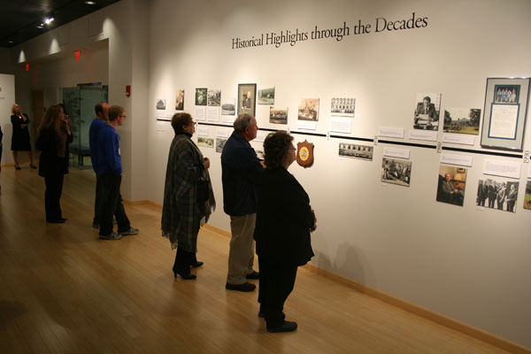 Befiitting its theme of diverse threads in a common tapestry, a gallery exhibit attracts retired and current employees alike.