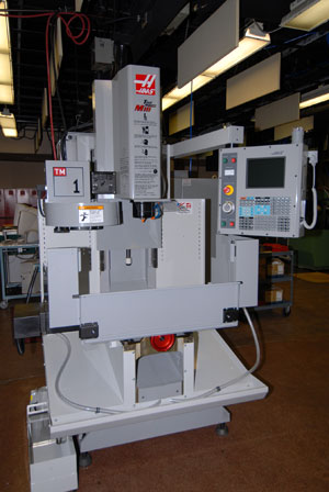 Students also to benefit from this TM1 toolroom mill, which joins other Haas equipment in the School of Industrial and Engineering Technologies.