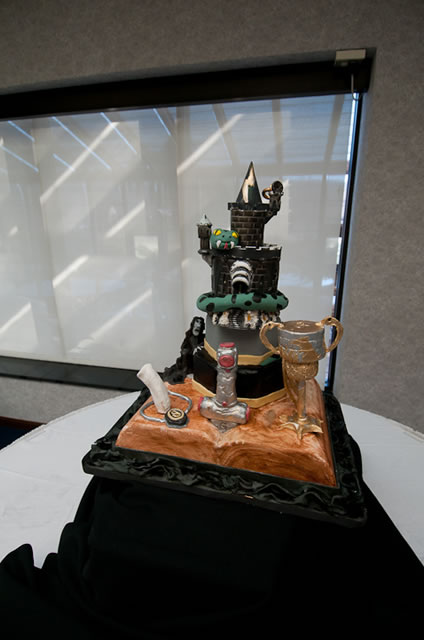 An intimidating basilisk winds its way through this entry, submitted by Jessica L. Ireland, of Port Carbon.