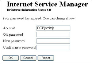 Those first logging in to Outlook Web Access will see this message.