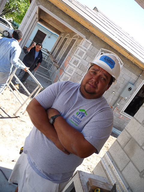 Site leader Luis, whose frequent and familiar cry of "Next" guided the week's work