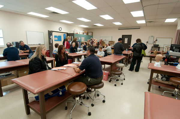 The Physician Assistant program, among the stops along visitors' daylong academic pursuit.