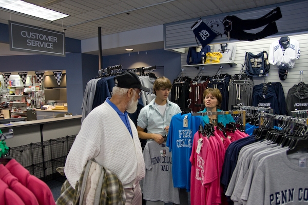 The College Store held special weekend hours to help provide just the right mementos.