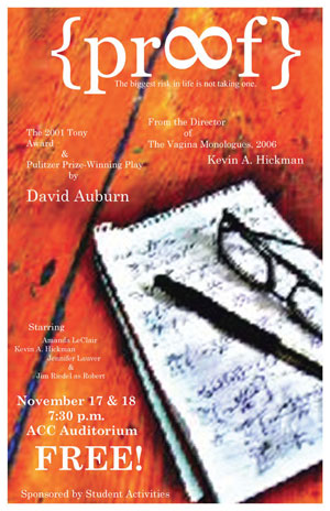 Award-winning drama to be staged twice this weekend.