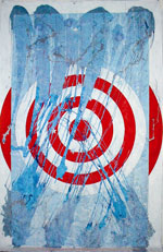 Antonio Puri's 'Melting Pot,' 2004, 12 feet by 8 feet, mixed media on canvas