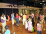 Families fill the floor for the 'Scarf Dance'