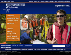 Updated Web site more closely incorporates themes