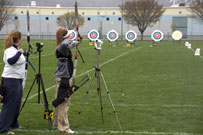 On the shooting line