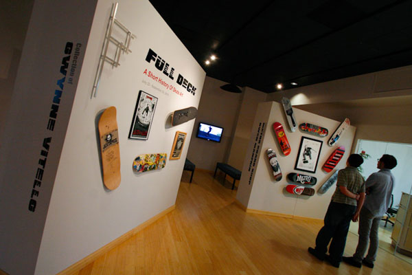"A short history of skate art'" on loan to The Gallery at Penn College through Sept. 22.