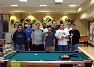 SPE pool tournament participants
