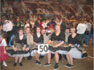 Students among blue-ribbon square-dance group at Farm Show