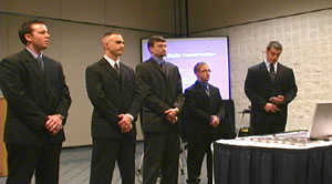 Members of the two-year team, during their blue-ribbon presentation at the National Association of Home Builders' international convention.