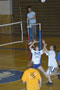 Bambi Hawkins and Gallahad Mallery team up at the net